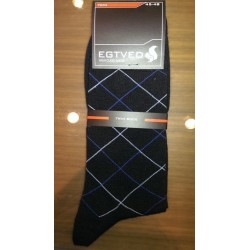 Egtved twin sokkelet med bomuld inderst og uld yderst