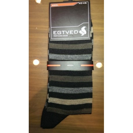 Egtved uldsokker med mønster