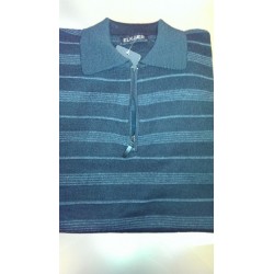 Klassisk pullover med lynlås krave fra Elkjær strik