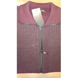 Klassisk cardigan med lynlås fra Elkjær strik