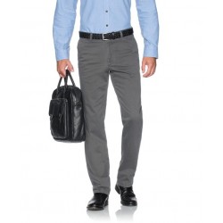 Lærredsbuks I kraftig vinterbomuld med stretch fra Eurex by Brax