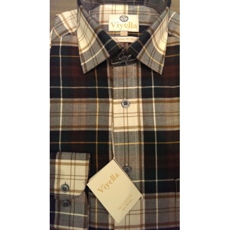 Viyella skjorte - Klassisk vaskeuldsskjorte fra England