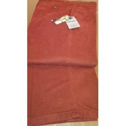 Lærredsbuks i Pima Cotton med stretch fra Brühl - Modern Fit