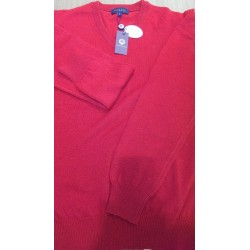 Viyella Lambswool Sweater med V-hals - Klassisk strik fra England