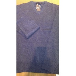 Viyella Lambswool Sweater med V-hals - Klassisk strik fra England