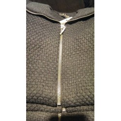 Cardigan med lynlås i sømandsstrik fra Elkjær