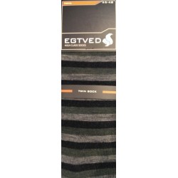 Egtved twin sokkelet med bomuld inderst og uld yderst