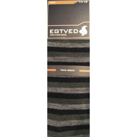 Egtved twin sokkelet med bomuld inderst og uld yderst