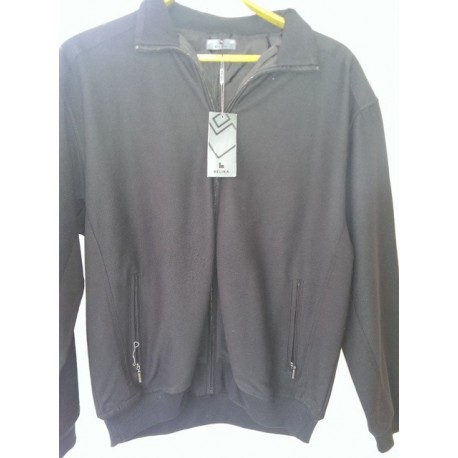 Strikjakke med Windbreaker foer fra Belika