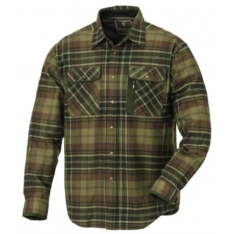 Eksklusiv og kraftig flanellskjorte fra Pinewood