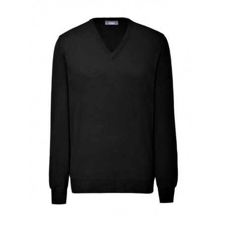 Den klassiske Clipper herrepullover med v-hals