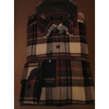 Flannelskjorte med Cashmere Feeling fra Casamoda