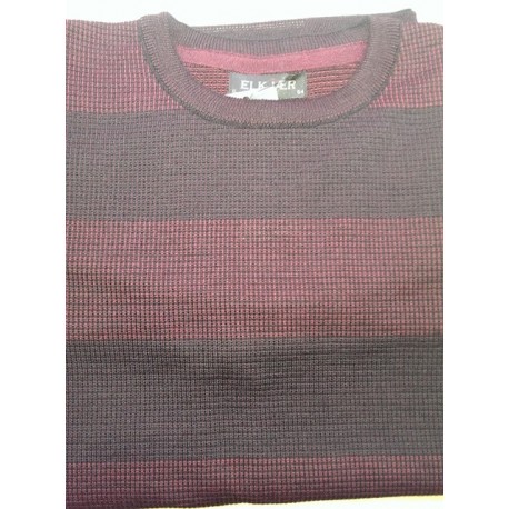 Polostrik med O-hals fra Elkjær Strik