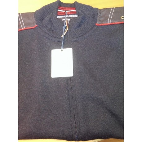 Cardigan med lynlås fra Belika