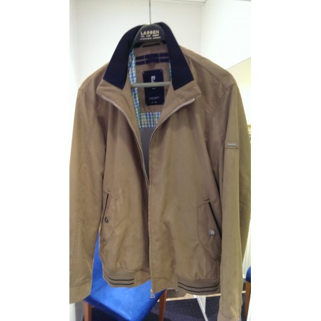 Vindjakke - Alcantara i ruskindslook