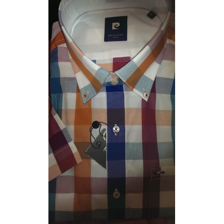 Skjorte m/korte ærmer fra Pierre Cardin