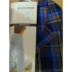 Klassisk poplin pyjamas fra Schiesser