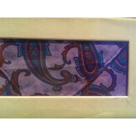 Elegant pyntelommertørklæde i 100% hør