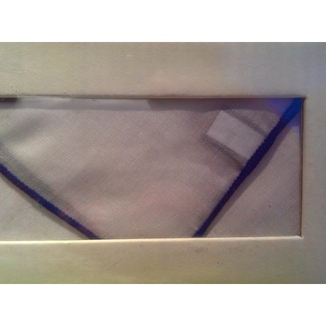 Elegant pyntelommertørklæde i 100% hør