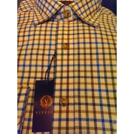 Viyella skjorte - Klassisk vaskeuldsskjorte fra England