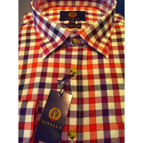 Viyella skjorte - Klassisk vaskeuldsskjorte fra England