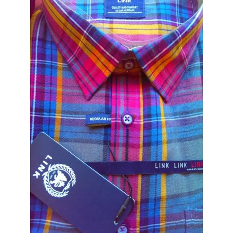 Sportsskjorte i kraftig flannelskvalitet fra LINK