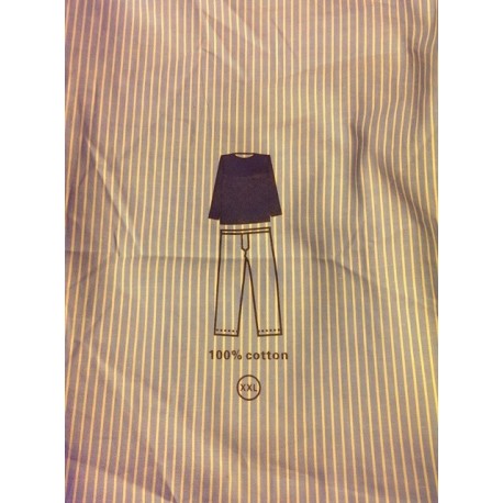 Klassisk jersey pyjamas med 0-hals fra Ambassador