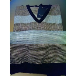 Pullover med V-hals fra Elkjær Strik