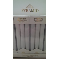 PYRAMID Lommetørklæder - Egyptisk bomuld - 3 Pack