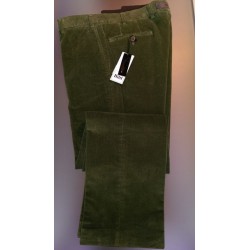 Smalriflede fløjlsbukser - Pima cotton med Stretch fra HILTL