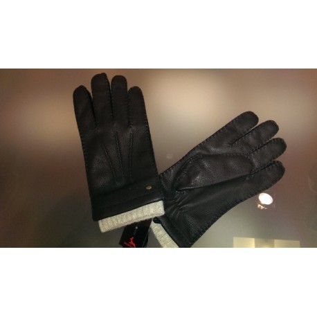 Lækre bløde skindhandsker med uldfor fra MJM