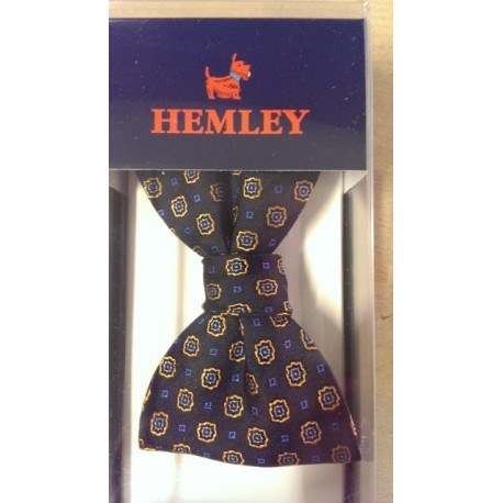 Smart og flot selvbinder butterfly i ren silke fra Hemley