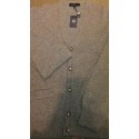 Viyella Lambswool Cardigan m/knapper og lommer - Klassisk strik fra England
