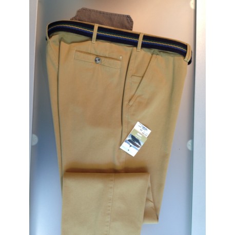 Lærredsbuks med stretch fra MEYER - Klassisk snit!