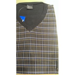 Jersey pyjamas med i V-hals fra SCHIESSER