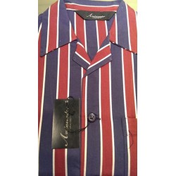 Klassisk poplin pyjamas med knapper fra Ambassador