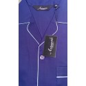 Poplin pyjamas m/korte ben og ærmer og med knapper fra Ambassador