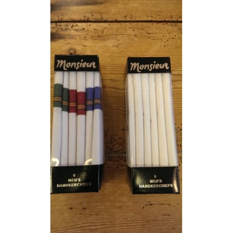 Lommetørklæder - Monsieur - 6 Pack