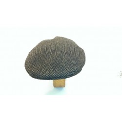 Six-pence kasket i ren uld fra MJM - Made in Italy