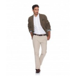 Lærredsbuks med stretch fra Brax - Kapok