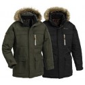 Vindtæt og vandafvisende vinter parka, med varmt Thermo foer fra Pinewood
