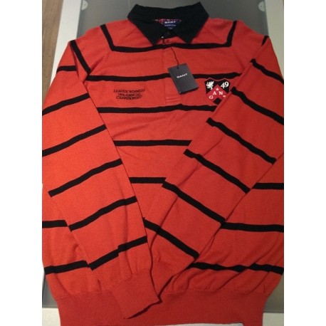 Breton Rugger Striktrøje fra GANT