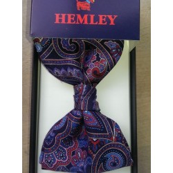 Smart og flot selvbinder butterfly i ren silke fra Hemley