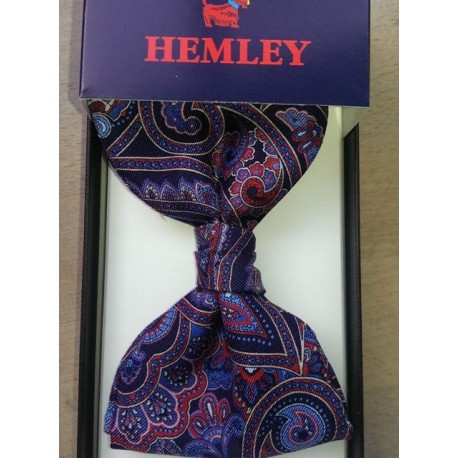 Smart og flot selvbinder butterfly i ren silke fra Hemley