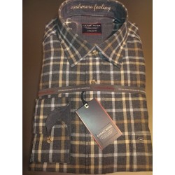 Flannelskjorte med Cashmere Feeling fra Casamoda