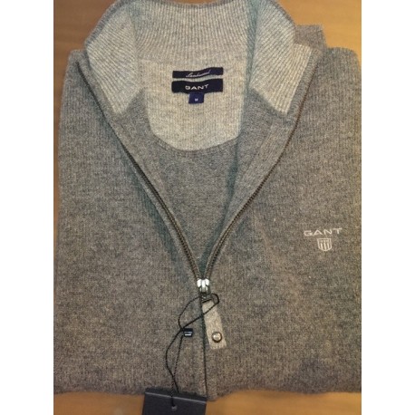 Cardigan med lynlås fra Gant