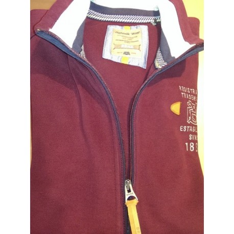 Bomuldscardigan med lynlås fra Brax