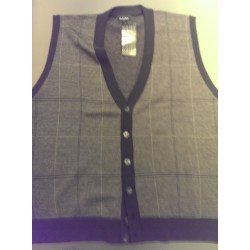 Strikket vest fra Elkjær Strik