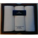 PYRAMID Lommetørklæder - 100 % hør - 3 Pack