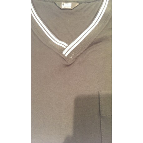 Klassisk jersey pyjamas med V-hals fra JBS